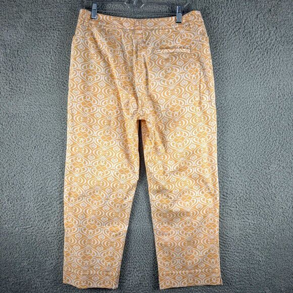Jones New York Capri Womens 8 Pants Signature Stretch Geometric Design Summer - Picture 7 of 16